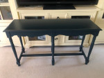 Dark Blue Sofa Table / Console Table