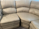 Leather Sectional Sofa Hide-A-Bed