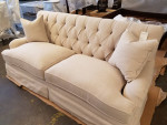 Like New Linen colored sofa by Spectrum