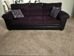 Purple sofa