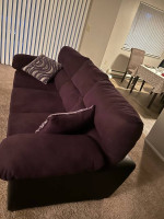 Purple sofa