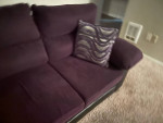 Purple sofa