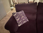 Purple sofa