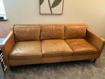 Hamilton Charme Leather 3 Seater Sofa