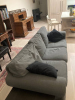 Ikea sofa three-seater grey