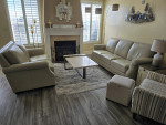 Sofa Couch and Loveseat Like NEW Genuine Thick Leather