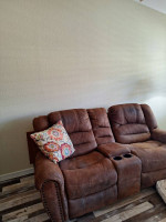 Reclining sofa set