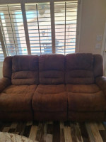 Reclining sofa set