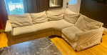 Pottery Barn sectional couch sofa