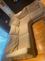 Pottery Barn sectional couch sofa