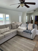 Mint condition/new L-shaped couch sofa