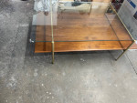 Sofa, loveseat, coffee, and dining table with chairs