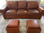 Leather sofa - Hancock & Moore