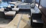 Outdoor Wicker Sectional Sofa