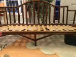 Ficks Reed Vintage Bamboo Rattan Chic Hobo Sofa / Couch W/Cushions -