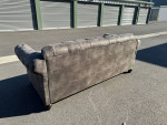 Great Condition Gray Chesterfield Sofa (Free delivery!)