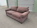 Brand New Condition Bassett Roll Arm Sofa (Free delivery!)
