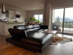W. Schillig for Dania modern leather sofa