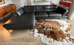 W. Schillig for Dania modern leather sofa