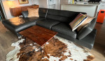 W. Schillig for Dania modern leather sofa