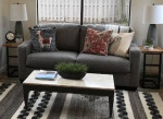 Contemporary grey or gray sofa