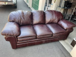 Espresso Leather Sofa & Loveseat