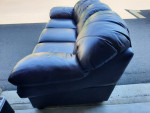 Espresso Leather Sofa & Loveseat