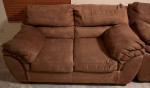 Sofa, Love Seat, Recliner- Brown