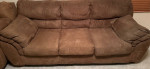 Sofa, Love Seat, Recliner- Brown