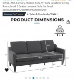 Sofa couch for small Apt
