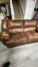leather sofa
