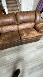 leather sofa