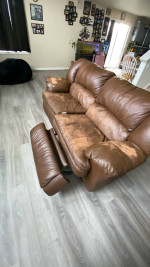 leather sofa