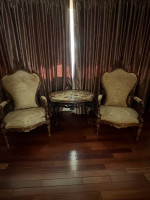 Pre-owned sofa/table set 9 pieces