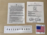 Pottery Barn White Sofa Sectional L-Couch