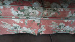Sofa Pair Floral loveseats down pillows hi end estate
