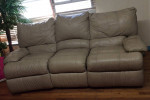 Moving... Sale Beautiful leather sofa.