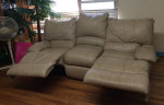 Moving... Sale Beautiful leather sofa.