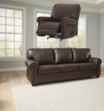Sofa Matching Leather Reclining Chair