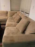 sectional sofa with 3 nesting table