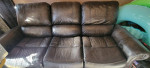 Leather Power Reclining Sofa