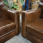 In Stock, On Sale (15% Off)! Top Grain Leather Brown Sofa - Havana