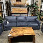 In Stock, On Sale (15% Off)! Top Grain Leather Brown Sofa - Havana