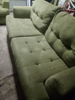 Sofa couch and three-piece table set