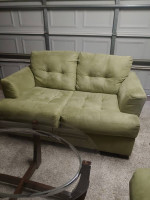 Sofa couch and three-piece table set
