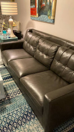 Leather sofa