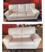 FOR SALE Leather Sofa and Love seat
