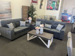 Sofa and loveseat set