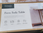 Details by Becki Owens Fern Natural Wood Sofa Table