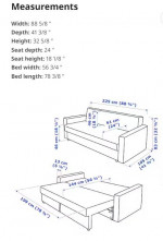 Like new sleeper sofa
